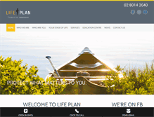 Tablet Screenshot of life-plan.com.au